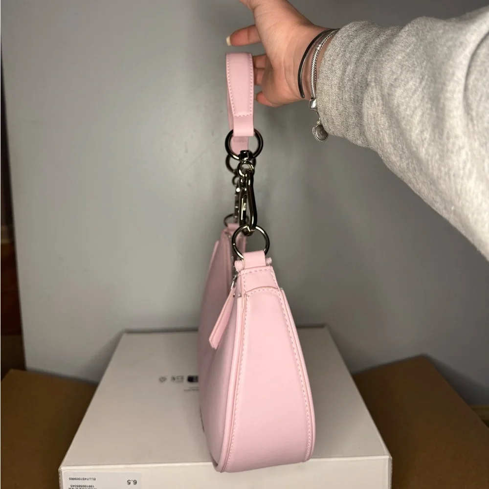 Steve Madden Light Pink Crescent Mini Shoulder Bag - Picture 2 of 5